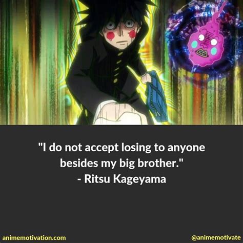 Ritsu Mob Psycho 100 quotes | Psycho quotes, Mob psycho, Mob psycho 100