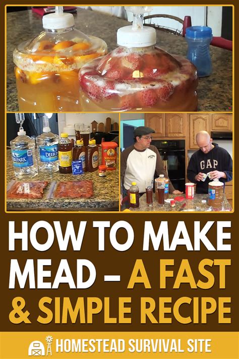 How To Make Mead - A Fast & Simple Recipe - TheWorldOfSurvival.Com