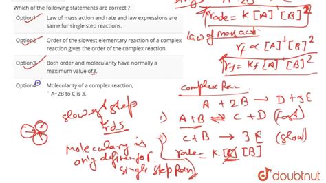 Both order and molecularity have normally a maximum value of3.