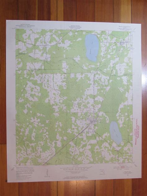 Waldo Florida 1953 Original Vintage USGS Topo Map: (1953) Map ...