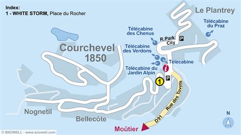 Ski Hire Courchevel 1850 | SNOWELL