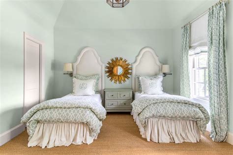 Mint Green Bedrooms - Transitional - girl's room - Talbot Cooley Interiors