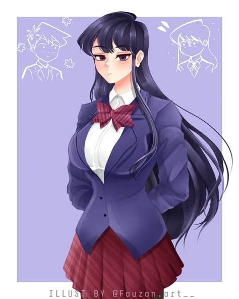 Fanart Komi shouko(Komi-san wa, Komyushou desu) by OjannArt on DeviantArt