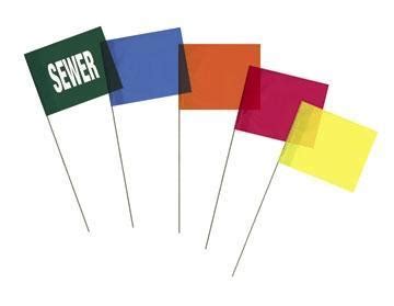 Utility Marking Flags