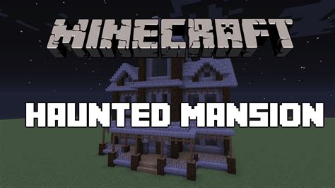 Minecraft : Haunted Mansion Tutorial - YouTube