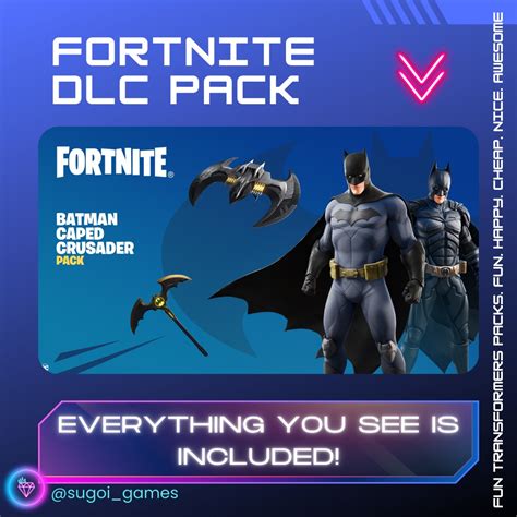 Batman Caped Crusader Pack | Fortnite DLC/Add-on | Login Required ...