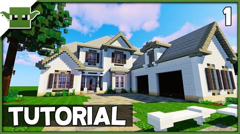 Minecraft 6-Bed Mansion Tutorial - Ep1 (How to Build a House in ...