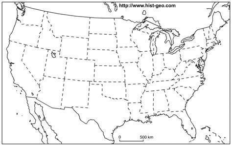 US Map Blank - Printable Maps Online