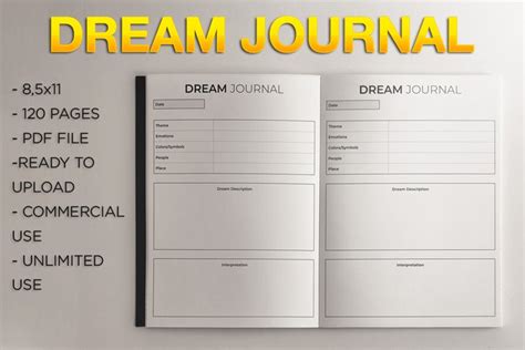 Dream Journal l KDP Template