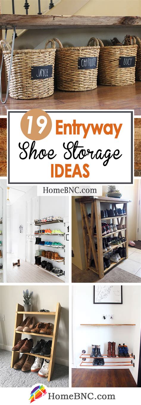 19 Best Entryway Shoe Storage Ideas and Designs for 2020