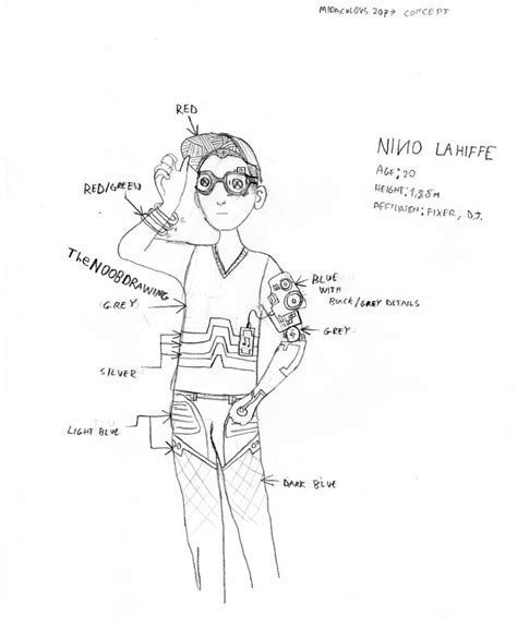 MIraculous 2077 - Nino Lahiffe concept by TheNOOBDRAWING on DeviantArt