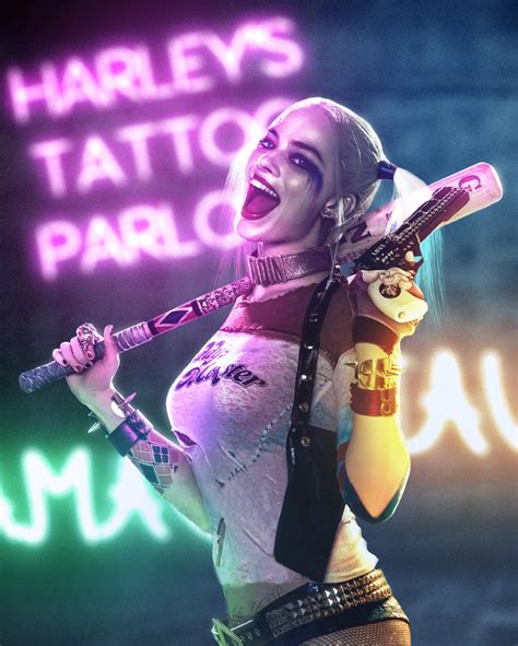 Margot Robbie as Harley Quinn by LitgraphiX on DeviantArt