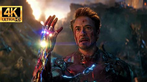 'I am Inevitable' --'And I am Iron Man' Snap Scene Avengers ENDGAME ...