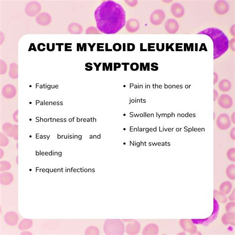 Acute Myeloid Leukemia: Causes, Risk Factors, Symptoms, Treatment