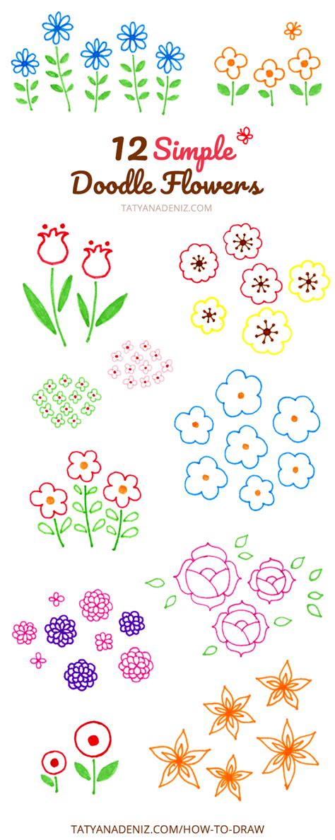 Easy Cute Drawings Of Flowers