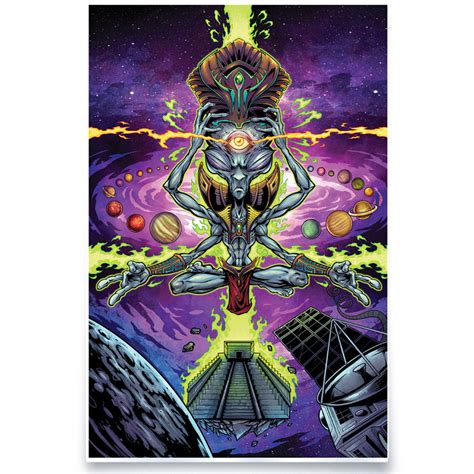 Psychedelic Space Alien - Flyland Designs, Freelance Illustration and ...