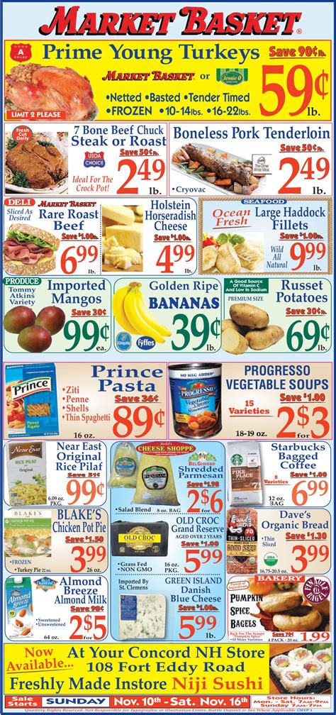 Market Basket Current weekly ad 11/10 - 11/16/2019 - frequent-ads.com