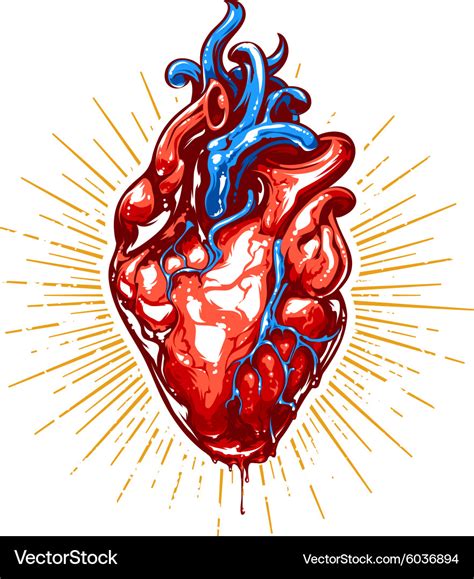 Heart art Royalty Free Vector Image - VectorStock