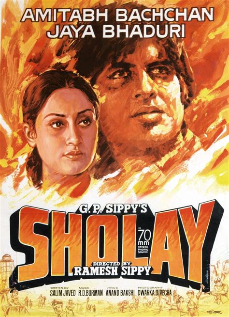 Sholay 1975 Bollywood Movie Poster Print A0-A1-A2-A3-A4-A5-A6-MAXI ...