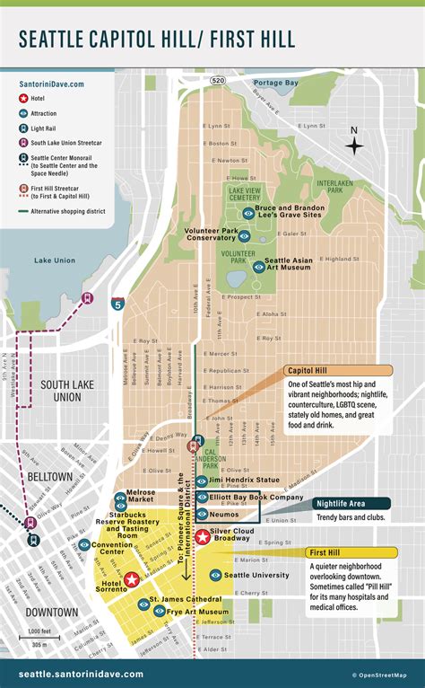 Map Of Capitol Hill Seattle Wa - Carola Ammamaria