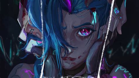 Jinx Arcane 4K #2200e Wallpaper iPhone Phone