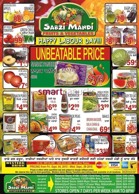 Sabzi Mandi Supermarket Flyer September 4 to 9