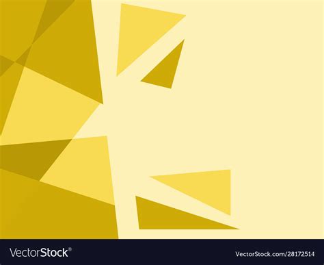 Background design with abstract pattern in yellow Vector Image