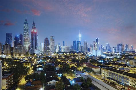 Kl Skyline Night Stock Photos, Pictures & Royalty-Free Images - iStock