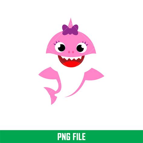 Baby Shark Png, Shark Family Png, Ocean Life Png, Cute Fish - Inspire ...