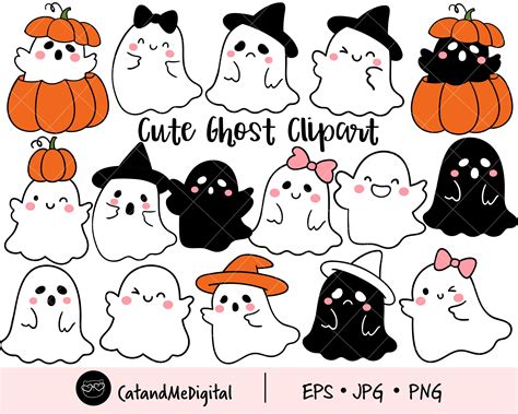 Cute Ghost Clipart For Kids