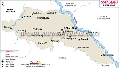 Gopalganj River Map