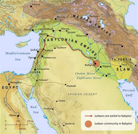 Judah Is Exiled to Babylon – Bible Mapper Atlas