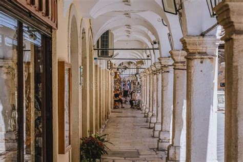 Old Town of Corfu City, Corfu Island, Greece Editorial Stock Photo ...