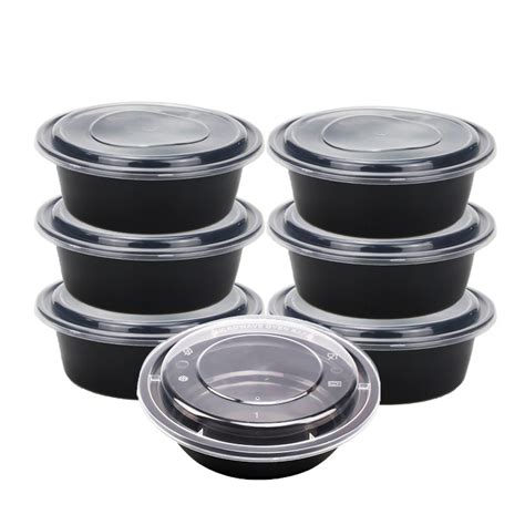 China Round Plastic Takeaway Microwave Safe Disposable Food Containers ...