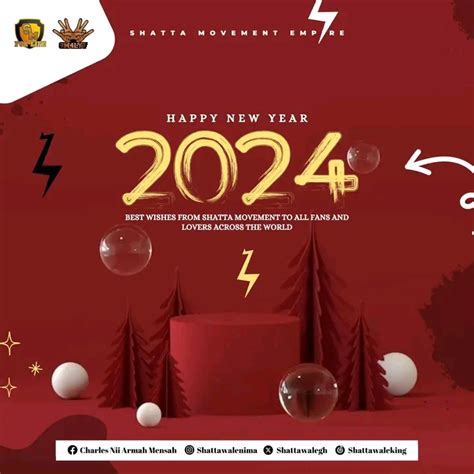 Download MP3: Shatta Wale – 2024 (Happy New Year)