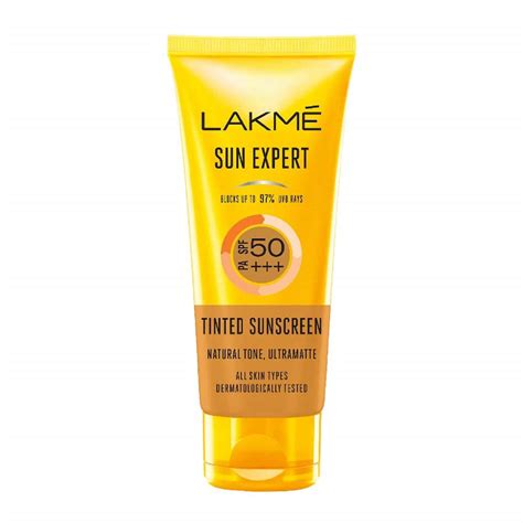 Buy Lakme Sun Expert Tinted Sunscreen 50 Spf - 100 G Online & Get Upto ...