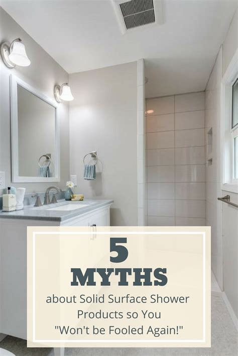 5 Myths Solid Surface Shower Products Walls & Pans – Innovate Building ...