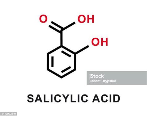 Formula Kimia Asam Salisilat Struktur Molekul Kimia Asam Salisilat ...