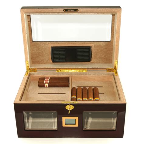 125 Cigar Humidor with digital hygrometer | Cigar Star – Premium ...