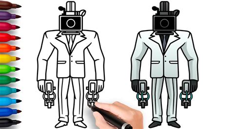 HOW TO DRAW LARGE CAMERAMAN | Skibidi Toilet - Easy Step by Step ...