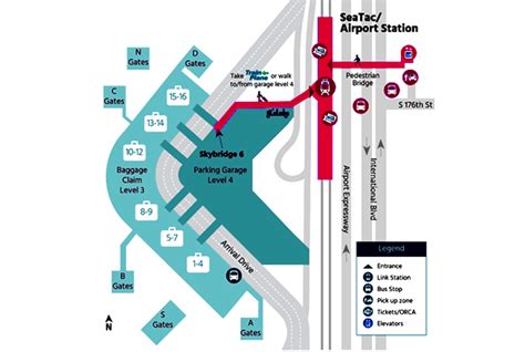 Seatac Airport Map - Seattle-Tacoma International Airport (SEA) Map