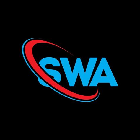 SWA logo. SWA letter. SWA letter logo design. Initials SWA logo linked ...