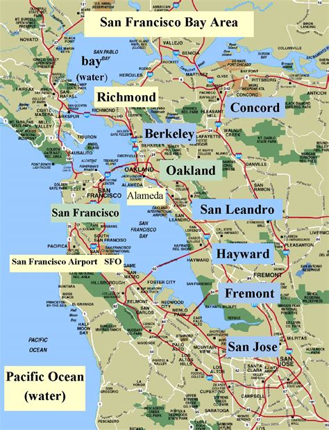 SanFrancisco Bay Area and California Maps | English 4 Me 2