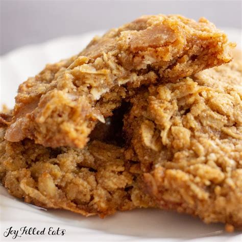 Low Carb Oatmeal Cookies - Keto Oatmeal Scotchies | Joy Filled Eats