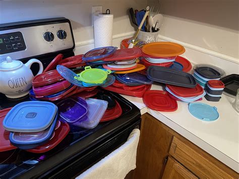 Shear number of Tupperware lids collected over the years : r ...