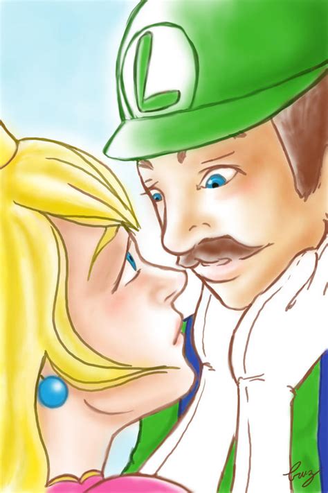 Princess Peach and Luigi by Dame-Cruz on DeviantArt