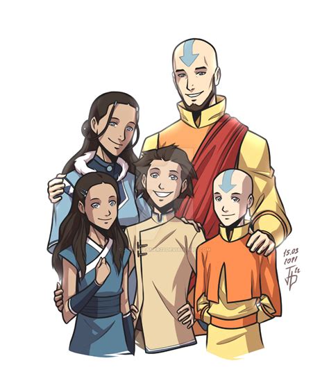 Gaang family (Aang and Katara) by JustDreamer22 on DeviantArt Avatar ...