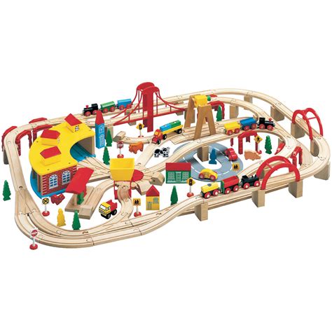 Price Drop: 145-piece Wooden Train Play Set NOW ONLY $54.97 ...