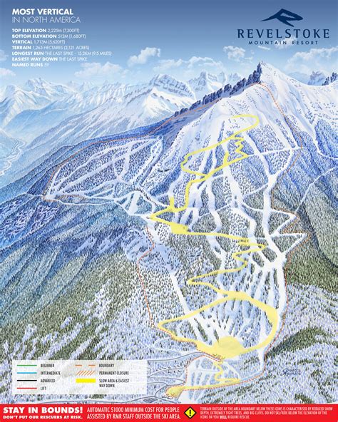 Printable Grooming Map | Revelstoke Mountain Resort | British Columbia ...