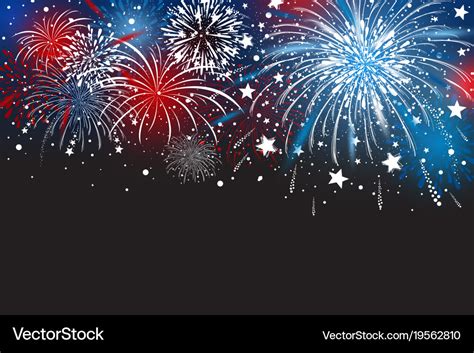 Fireworks background design Royalty Free Vector Image